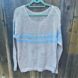 American Eagle Outfitters Open Knit Long Sleeve Top Sz. XL